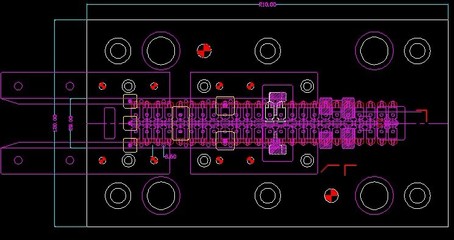 精典铜片插脚模具设计图纸详解 平面设计视角下的外企制造标准